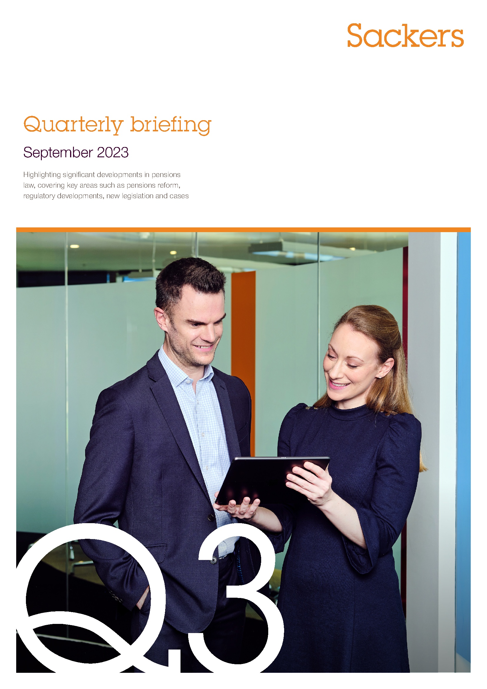 Latest Quarterly briefing