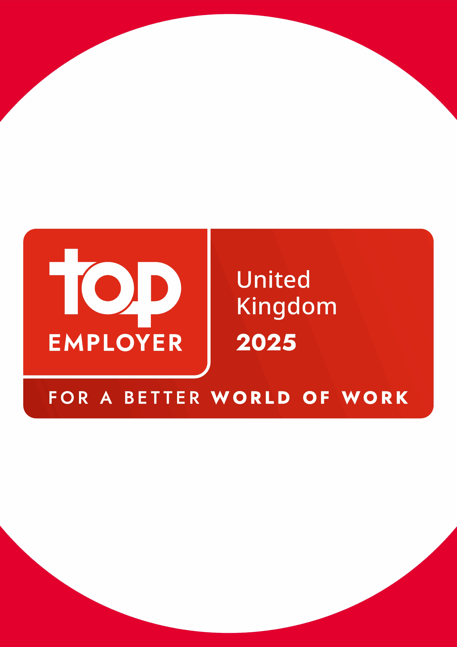 Recognised as a Top Employer